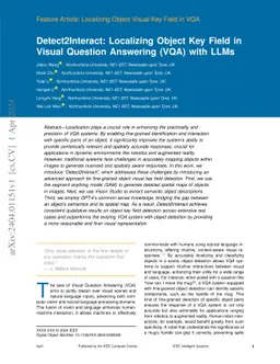 Detect2Interact: Localizing Object Key Field in Visual Question
  Answering (VQA) with LLMs