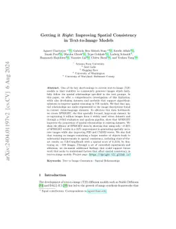 Getting it Right: Improving Spatial Consistency in Text-to-Image Models