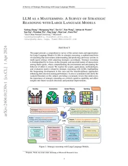 LLM as a Mastermind: A Survey of Strategic Reasoning with Large Language
  Models