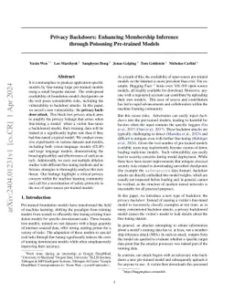 Privacy Backdoors: Enhancing Membership Inference through Poisoning
  Pre-trained Models