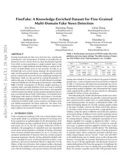 FineFake: A Knowledge-Enriched Dataset for Fine-Grained Multi-Domain
  Fake News Detection