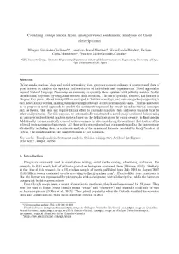 Creating emoji lexica from unsupervised sentiment analysis of their
  descriptions