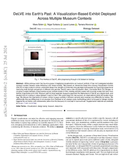 DeLVE into Earth's Past: A Visualization-Based Exhibit Deployed Across
  Multiple Museum Contexts