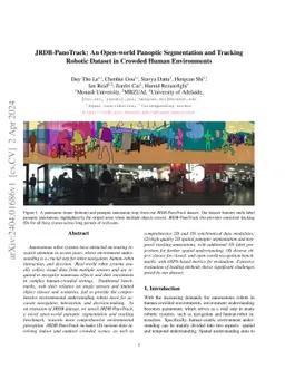JRDB-PanoTrack: An Open-world Panoptic Segmentation and Tracking Robotic
  Dataset in Crowded Human Environments