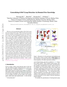 Generalizing 6-DoF Grasp Detection via Domain Prior Knowledge