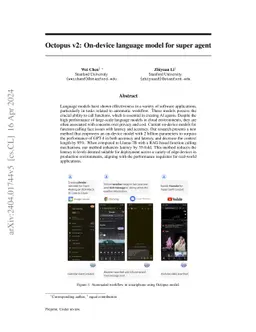 Octopus v2: On-device language model for super agent