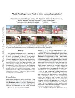 What is Point Supervision Worth in Video Instance Segmentation?