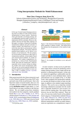Using Interpretation Methods for Model Enhancement