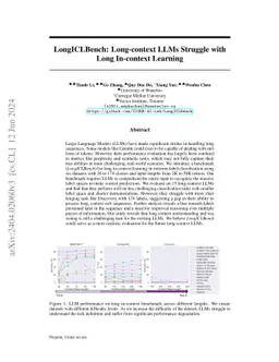 Long-context LLMs Struggle with Long In-context Learning