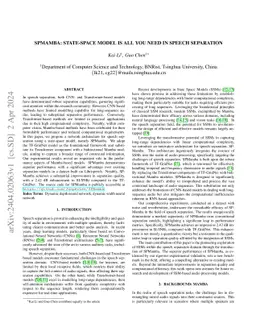 SPMamba: State-space model is all you need in speech separation