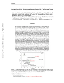Advancing LLM Reasoning Generalists with Preference Trees
