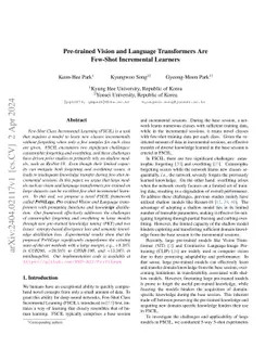 Pre-trained Vision and Language Transformers Are Few-Shot Incremental
  Learners