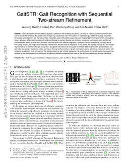 GaitSTR: Gait Recognition with Sequential Two-stream Refinement