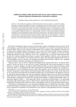 Improved model-free bounds for multi-asset options using option-implied
  information and deep learning