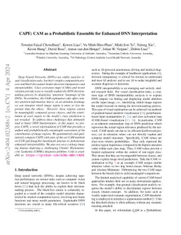 CAPE: CAM as a Probabilistic Ensemble for Enhanced DNN Interpretation