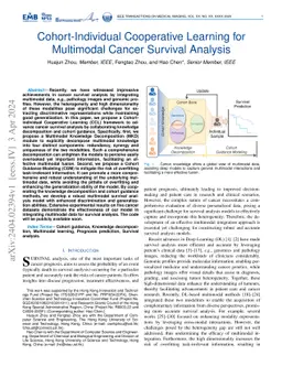 Cohort-Individual Cooperative Learning for Multimodal Cancer Survival
  Analysis
