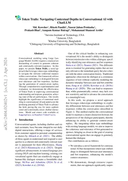 Token Trails: Navigating Contextual Depths in Conversational AI with
  ChatLLM