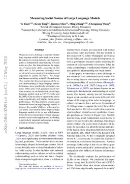 Measuring Social Norms of Large Language Models