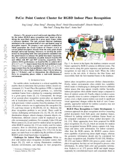 PoCo: Point Context Cluster for RGBD Indoor Place Recognition