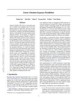 Linear Attention Sequence Parallelism