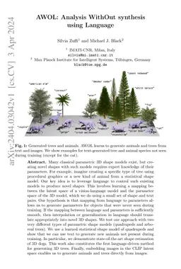 AWOL: Analysis WithOut synthesis using Language