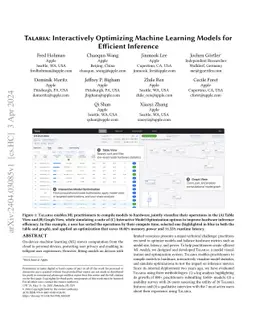 Talaria: Interactively Optimizing Machine Learning Models for Efficient
  Inference