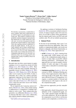 Eigenpruning: an Interpretability-Inspired PEFT Method