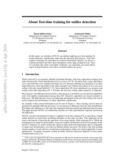 Deep Transductive Outlier Detection