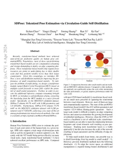 SDPose: Tokenized Pose Estimation via Circulation-Guide
  Self-Distillation