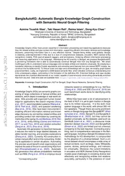 BanglaAutoKG: Automatic Bangla Knowledge Graph Construction with
  Semantic Neural Graph Filtering