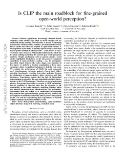 Is CLIP the main roadblock for fine-grained open-world perception?