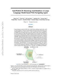 AutoWebGLM: Bootstrap And Reinforce A Large Language Model-based Web
  Navigating Agent