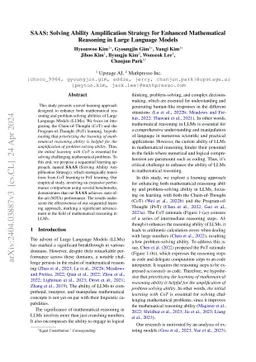 SAAS: Solving Ability Amplification Strategy for Enhanced Mathematical
  Reasoning in Large Language Models