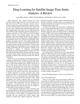 Deep Learning for Satellite Image Time Series Analysis: A Review