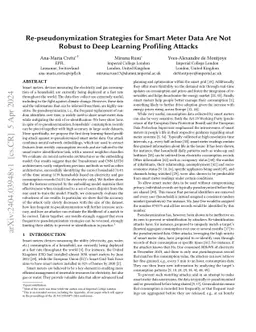 Re-pseudonymization Strategies for Smart Meter Data Are Not Robust to
  Deep Learning Profiling Attacks