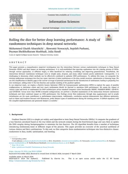 Rolling the dice for better deep learning performance: A study of
  randomness techniques in deep neural networks