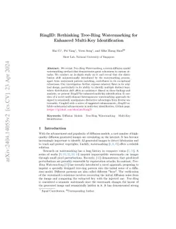 RingID: Rethinking Tree-Ring Watermarking for Enhanced Multi-Key
  Identification