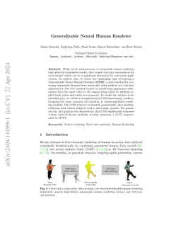 Generalizable Neural Human Renderer