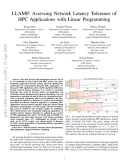 LLAMP: Assessing Network Latency Tolerance of HPC Applications with
  Linear Programming