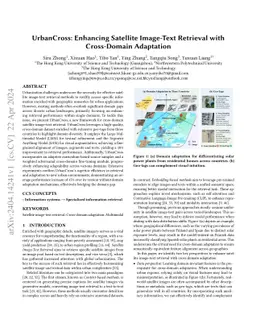 UrbanCross: Enhancing Satellite Image-Text Retrieval with Cross-Domain
  Adaptation