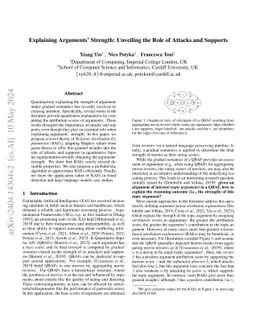 Explaining Arguments' Strength: Unveiling the Role of Attacks and
  Supports (Technical Report)