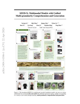 SEED-X: Multimodal Models with Unified Multi-granularity Comprehension and Generation