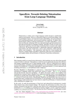 SpaceByte: Towards Deleting Tokenization from Large Language Modeling