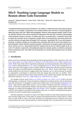 NExT: Teaching Large Language Models to Reason about Code Execution