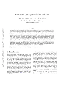 LaneCorrect: Self-supervised Lane Detection