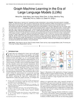 Graph Machine Learning in the Era of Large Language Models (LLMs)