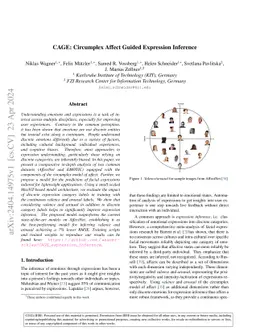 CAGE: Circumplex Affect Guided Expression Inference