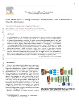 Other Tokens Matter: Exploring Global and Local Features of Vision
  Transformers for Object Re-Identification
