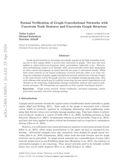 Formal Verification of Graph Convolutional Networks with Uncertain Node Features and Uncertain Graph Structure