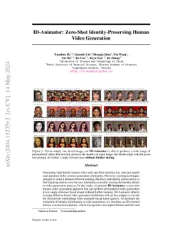 ID-Animator: Zero-Shot Identity-Preserving Human Video Generation